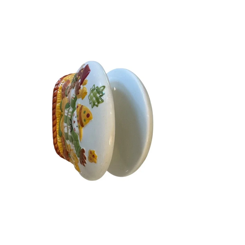 Kmart Be Thankful Scarecrow Napkin Holder Salt & Pepper Shaker Set‎ Fall Decor